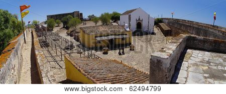 Castle Castelo De Castro Marim In Portugal.