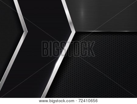 Abstract Metallic Background