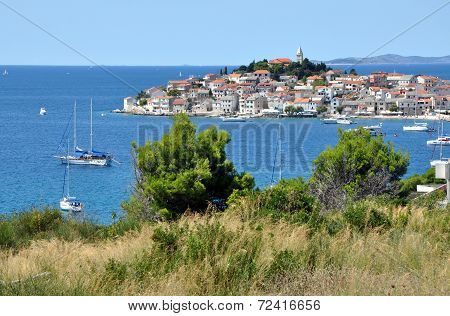 Small Medieval City Near The Mediterranean Sea