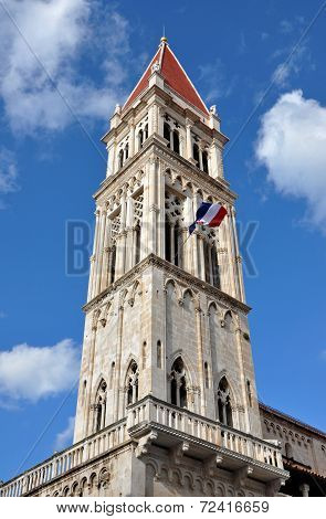 Cathedral Tower In Trogir, Croatia