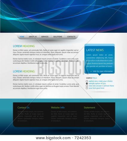 Ontwerpsjabloon vector Web