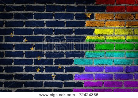 Dark Brick Wall - Lgbt Rights - Alaska