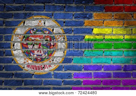 Dark Brick Wall - Lgbt Rights - Minnesota