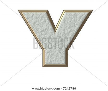 3D Buchstabe Y