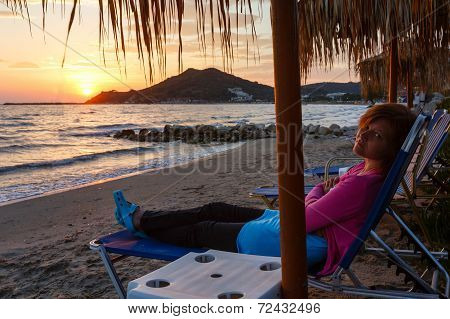 Sunrise On Beach (alykes, Zakynthos, Greece)