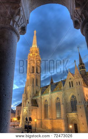 Church Of Mathias Rex In Budapest, Hungary