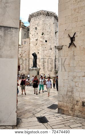 The Old Town (stari Grad) In Split, Croatia