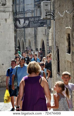 The Old Town (stari Grad) In Split, Croatia