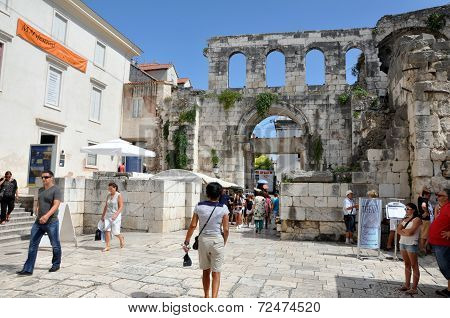 Diocletianus Palace In Split, Croatia