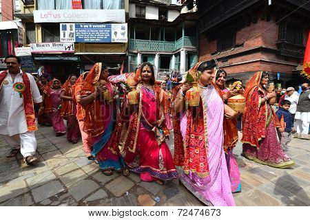 Hindu Celebration In Nepal