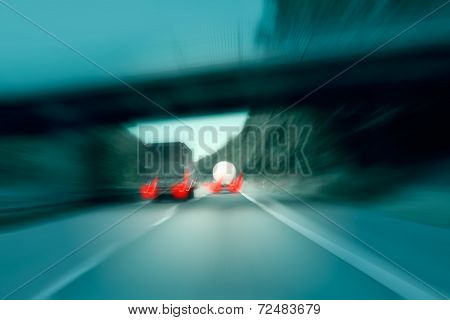 Trucks Overtaking Each Other