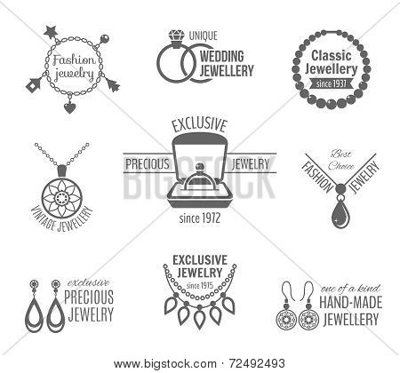 Jewelry label set