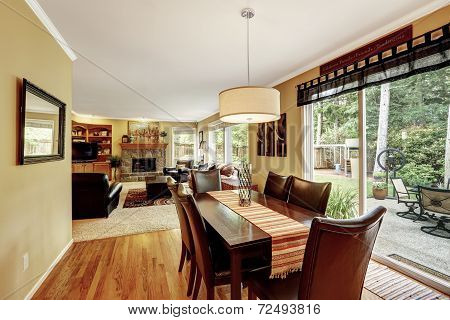 Dining Area With Exit To Patio Area