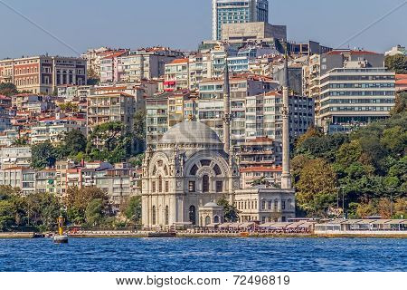 Dolmabahce Mosque - view from the Bosphorus