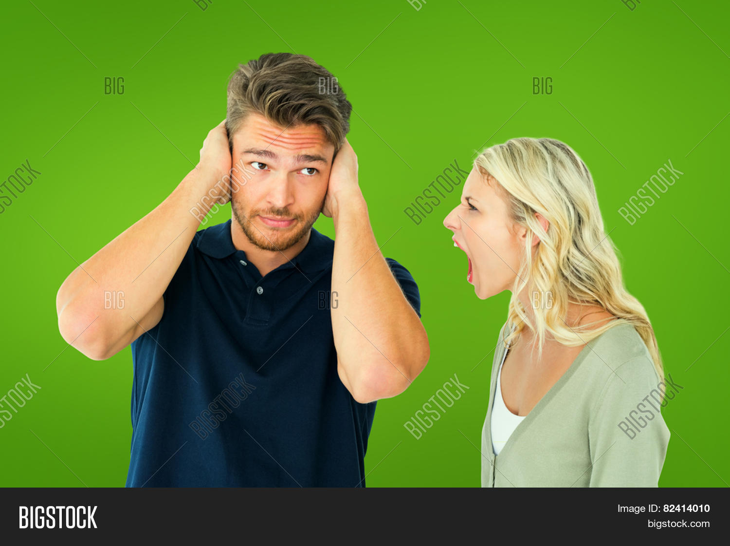 Man Not Listening His Image & Photo (Free Trial) | Bigstock