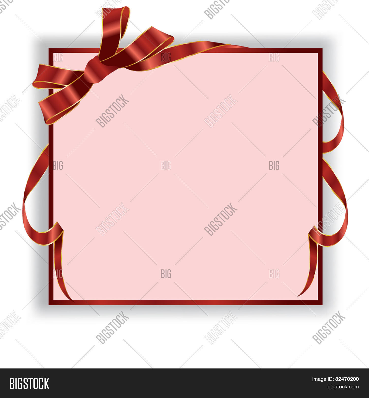 Gift Card Notes Red Vector & Photo (Free Trial) | Bigstock