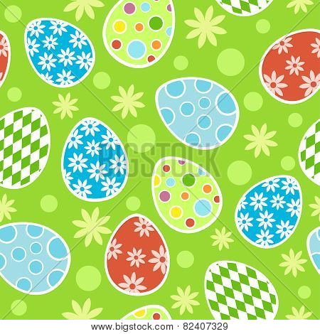 Easter Egg Seamless Background