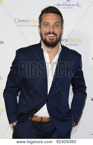 LOS ANGELES - JAN 8: Fabio Viviani at the TCA Winter 2015 Event For Hallmark Channel and Hallmark Movies & Mysteries at Tournament House on January 8, 2015 in Pasadena, CA