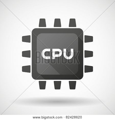 Black Cpu Icon