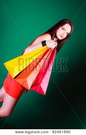 Womans shopping