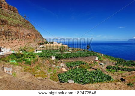 Agulo Village in La Gomera, Spain, Europe