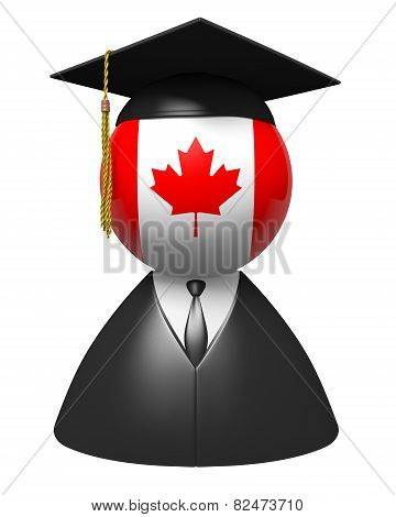 Canada college graduate concept for schools and education