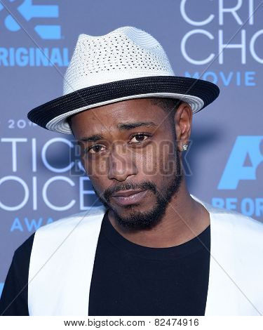 LOS ANGELES - JAN 16:  Keith Stanfield arrives to the Critics' Choice Awards 2015  on January 16, 2015 in Hollywood, CA                