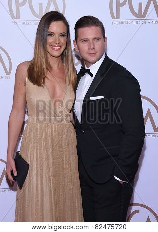 LOS ANGELES - JAN 24:  Allen Leech arrives to the 26th Annual Producers Guild Awards  on January 24, 2015 in Century City, CA                