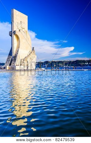 Belem, Lisbon, Portugal at the Monument to the Discoveries.