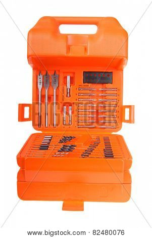 Hayward, CA - February 3, 2015: Black & Decker multi-piece tool kit - illustrative editorial