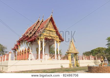 Temple at wat kokyai wannaram