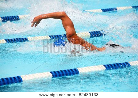 Freestyle swimmer