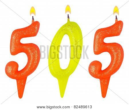 Candles Number Five Hundred Five