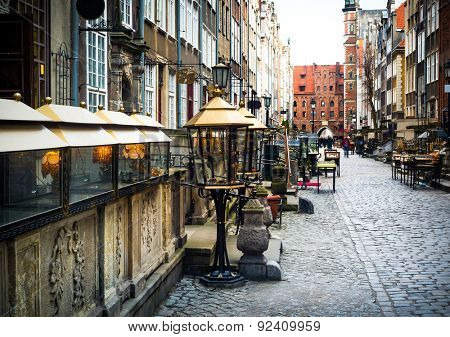 Architecture of Mariacka street in Gdansk is one of the most notable tourist attractions in Gdansk.