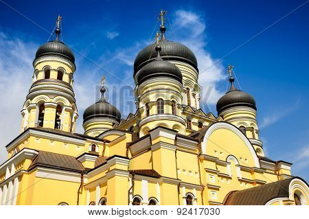 Large Christian Orthodox Church in the Hancu Monastery, Republic of Moldova