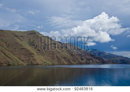 Storm Approaching Above The Slopes Of Hells Canyon