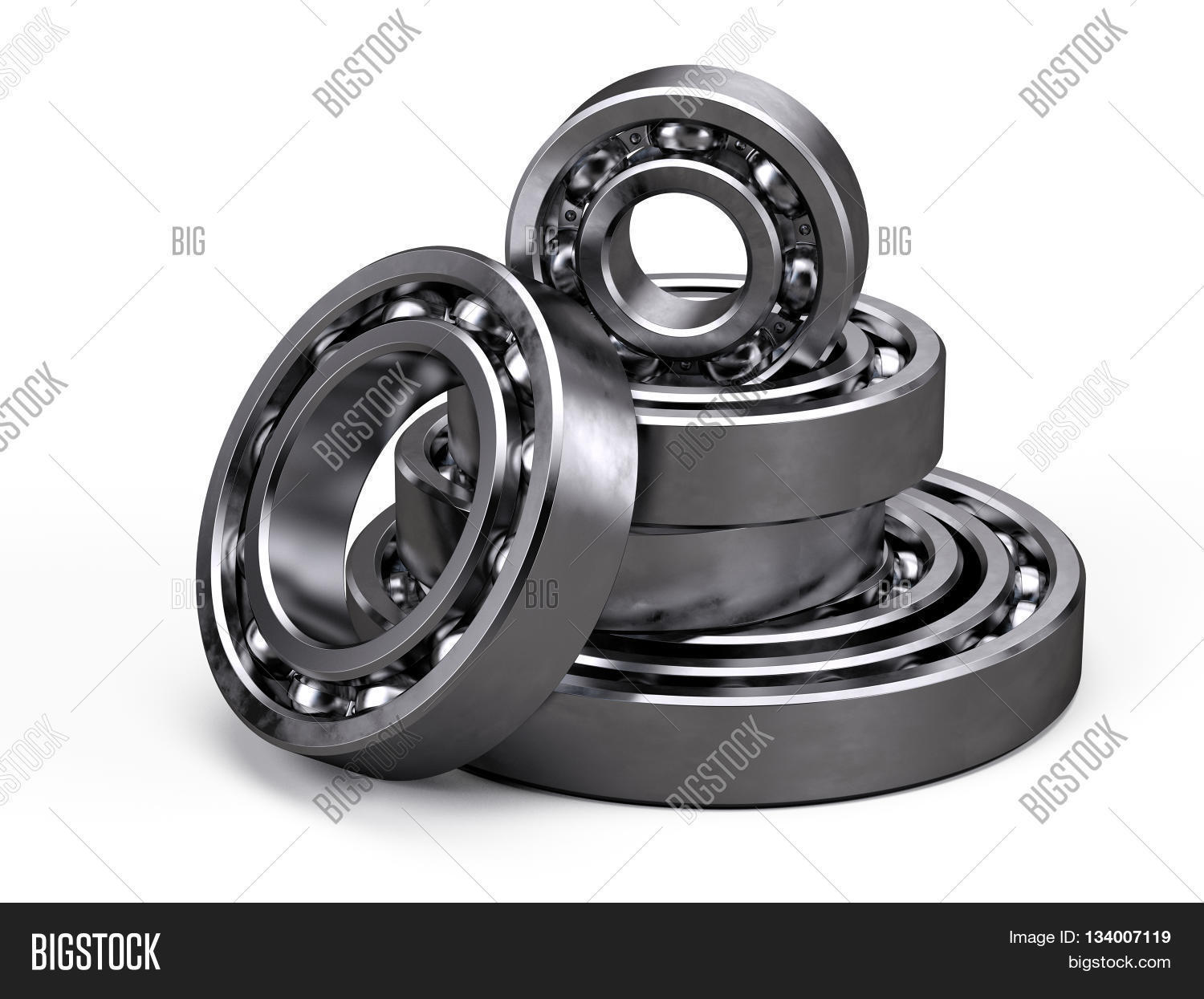 Ball Bearings Isolated Image & Photo (Free Trial) Bigstock