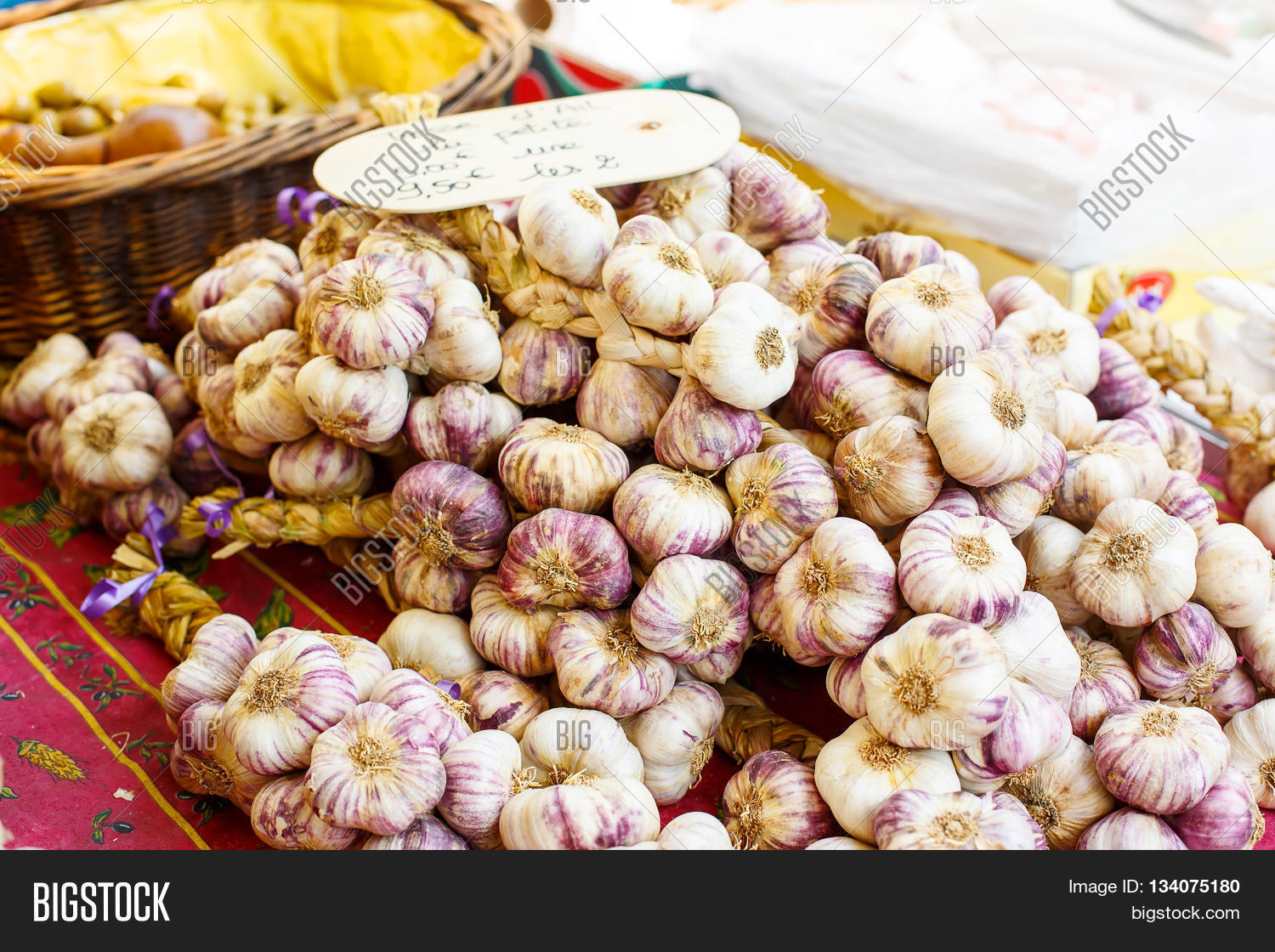 French Garlic Display Image & Photo (Free Trial) Bigstock