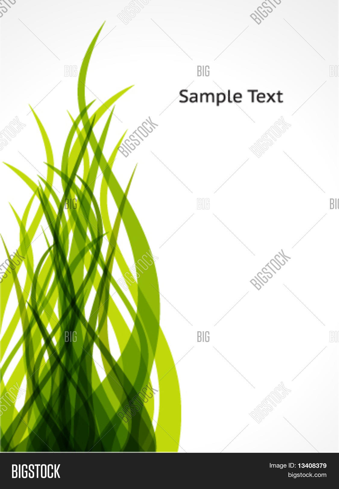 Abstract Green Wave Vector & Photo (Free Trial) | Bigstock
