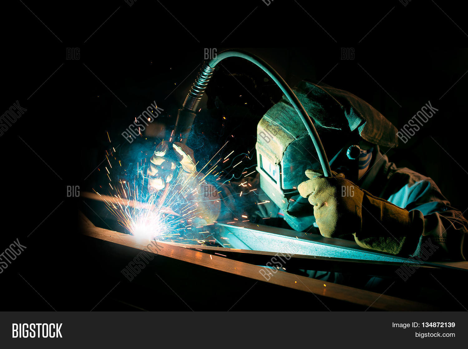 Welder Work On Metal Image & Photo (Free Trial) Bigstock