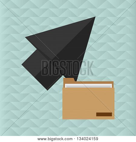 Cursor concept with icon design, vector illustration 10 eps graphic.
