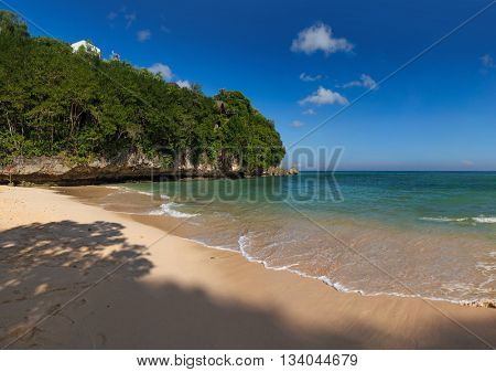 Padang Padang Beach in Bali Indonesia - nature vacation background