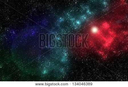 Universe space abstract background, digital graphic resource (Created with Photoshop, not from NASA)