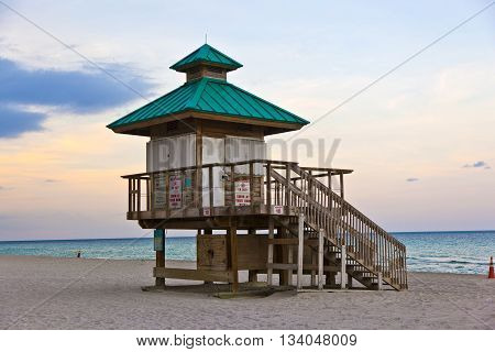 Sunset In Sunny Islands, Miami