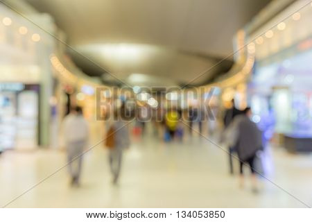Abstrast Blurred background : airport boarding area