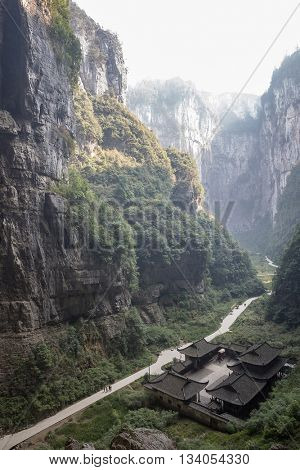 Tienfu Penthouse at Wulong National Park, Chongqing, China