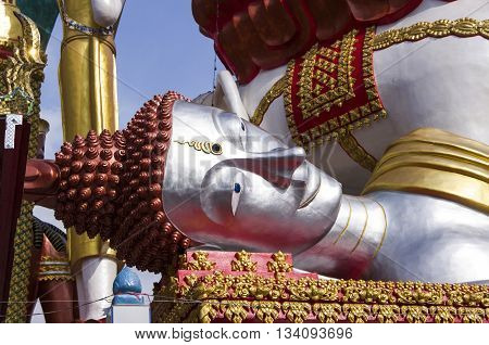 Temple On The Chao Praya River Bangkok Thailand