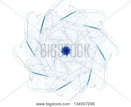 Abstract Lens Flare Space Or Time Travel Concept Background