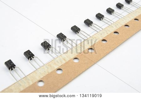 Transistors Stripe Isolated