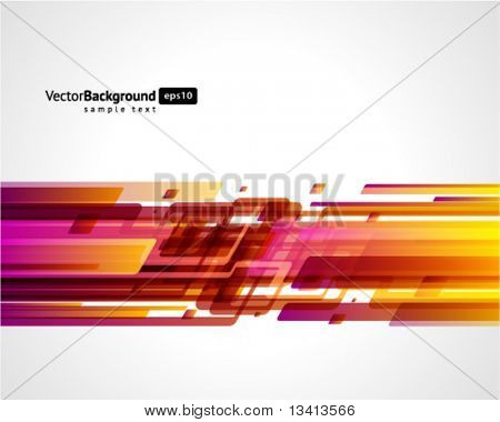 abstrakt retro Technologie Linien Vector Hintergrund. EPS 10